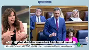 Mamen Mendizábal opina que Sánchez no va a dimitir