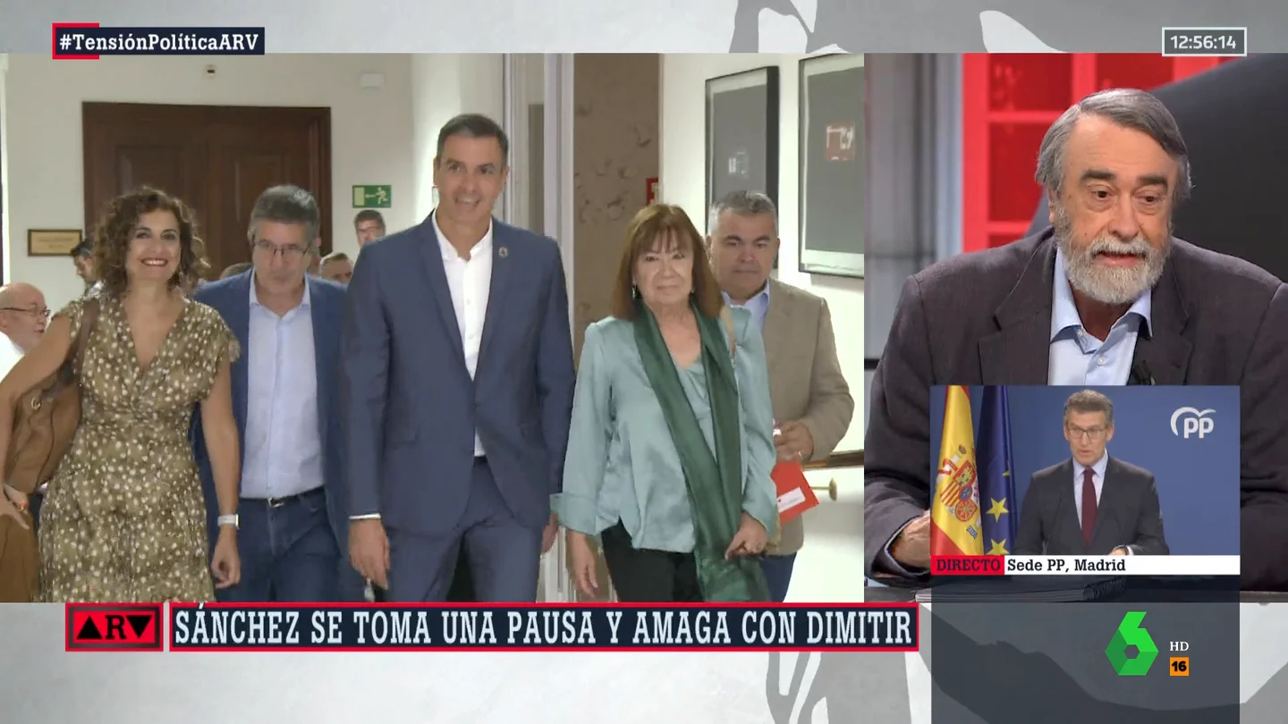 ARV- Cuartango, sobre Pedro Sánchez: "Ha convertido una emoción en una crisis de Estado" ARV- Cuartango, sobre Pedro Sánchez: "Ha convertido una emoción en una crisis de Estado"