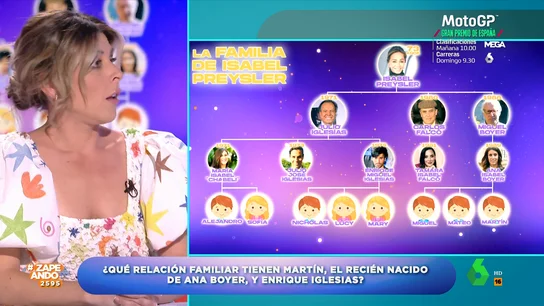 "¿Ana Boyer no es la mujer de Almeida?": la duda de Valeria Ros tras conocer el árbol genealógico de Isabel Preysler "¿Ana Boyer no es la mujer de Almeida?": la duda de Valeria Ros tras conocer el árbol genealógico de Isabel Preysler