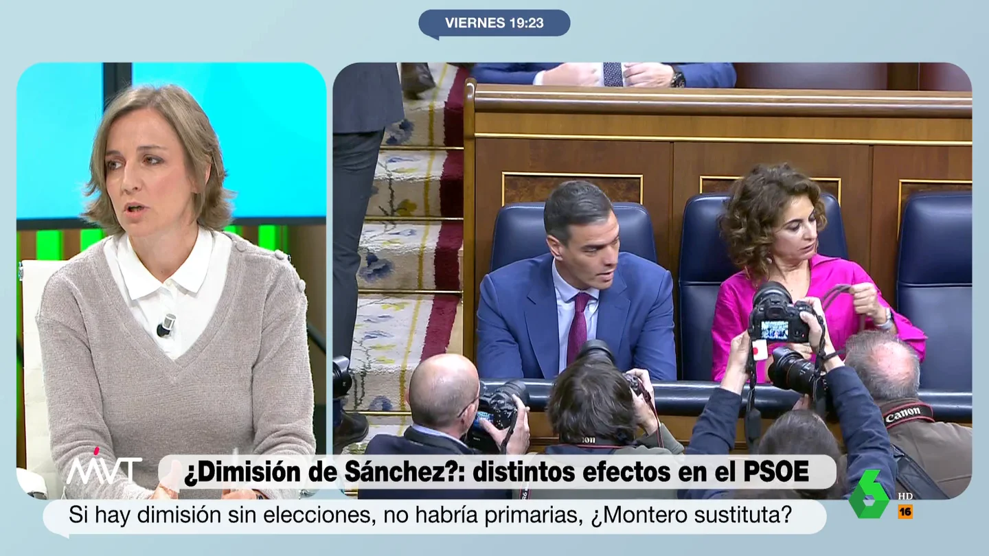 Tania Sánchez opina sobre la decisión de Sánchez Tania Sánchez opina sobre la decisión de Sánchez