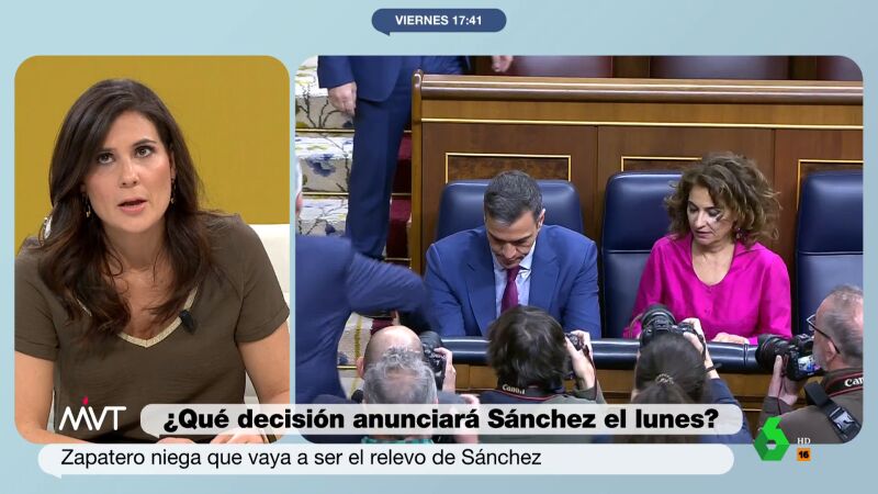 MVT MARÍA LLAPART: "Veo al PSOE asumiendo que a partir del lunes la situación puede ser todavía más complicada"