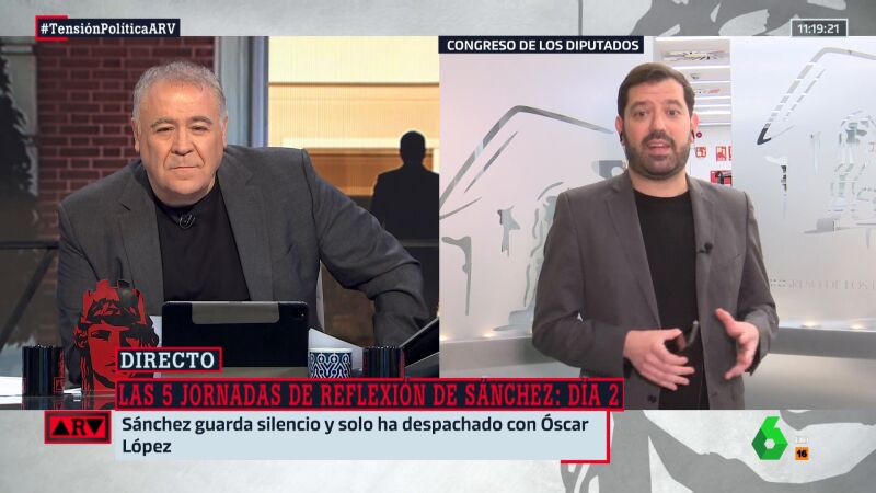 Valdivia: "La intención del PSOE es que el presidente se replantee su decisión pero la posibilidad de que vaya gana peso"