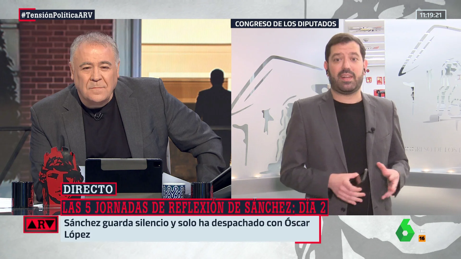 Valdivia: "La intención del PSOE es que el presidente se replantee su decisión pero la posibilidad de que vaya gana peso"