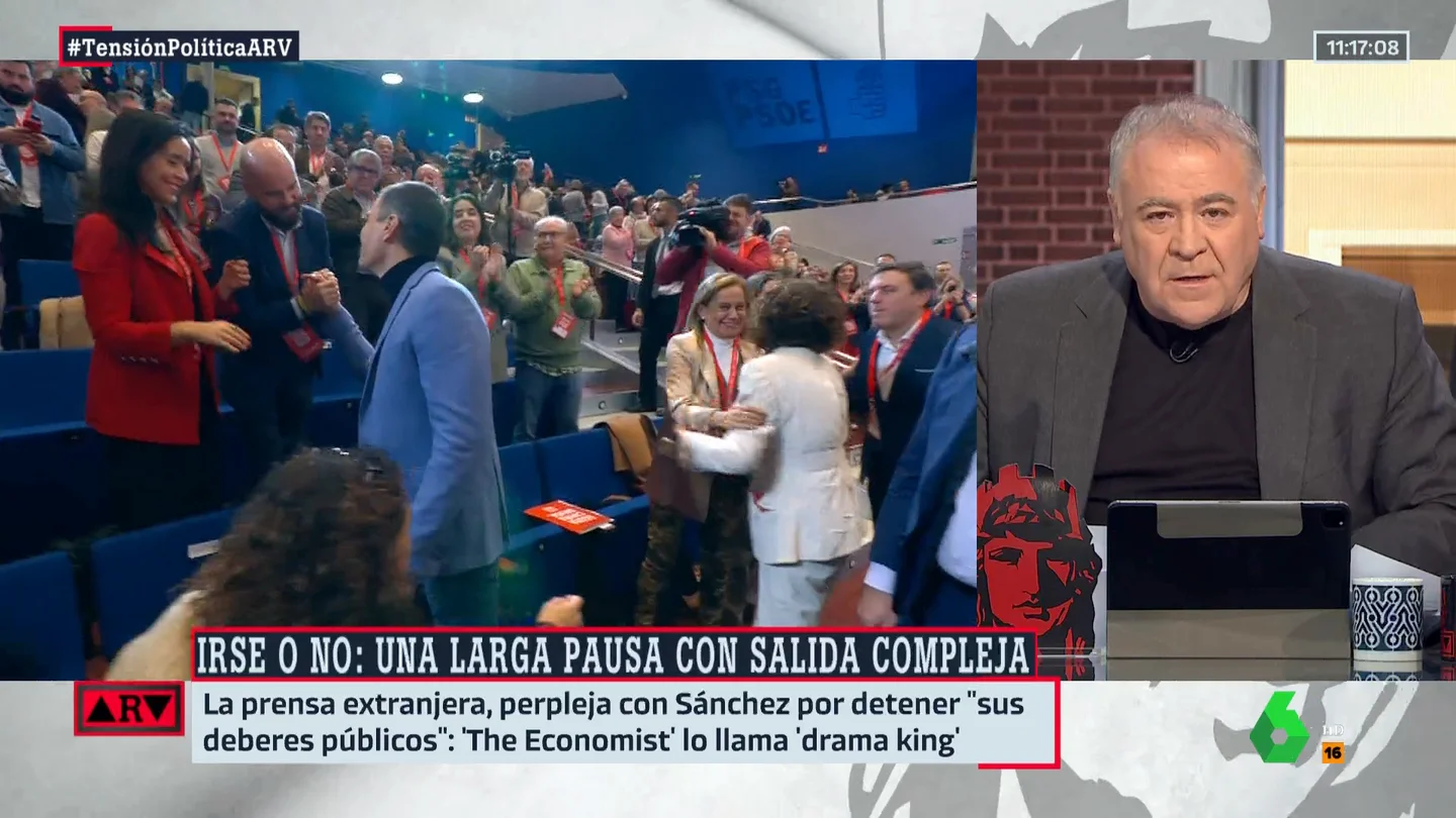 El análisis de Ferreras de la carta de Pedro Sánchez: "El presidente no va de farol" El análisis de Ferreras de la carta de Pedro Sánchez: "El presidente no va de farol"