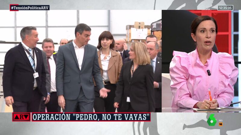 Ángeles Caballero pone en duda la línea argumental del PP sobre Pedro Sánchez