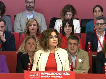 María Jesús Montero en el Comité Federal del PSOE
