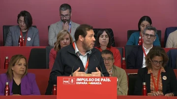 Óscar Puente en el Comité Federal del PSOE