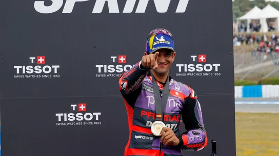 Jorge Martín, en el podio de Jerez Jorge Martín, en el podio de Jerez