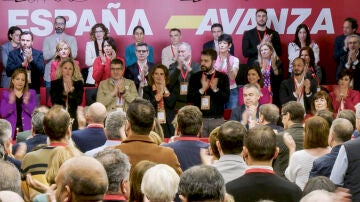 Miembros del PSOE durante su Comité Federal