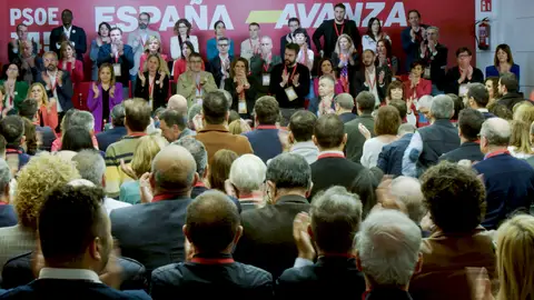 Comité Federal del PSOE en respaldo a Pedro Sánchez