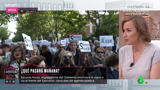 Tania Sánchez cree que Pedro Sánchez se va Tania Sánchez cree que Pedro Sánchez se va