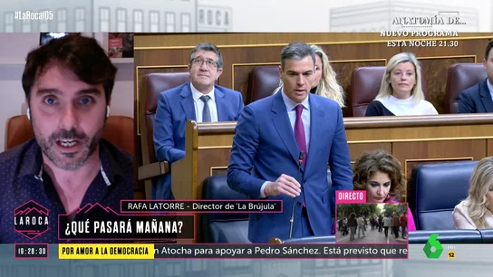 Rafa Latorre, sobre Pedro Sánchez: "Si quería dar pena, creo que lo está consiguiendo" Rafa Latorre, sobre Pedro Sánchez: "Si quería dar pena, creo que lo está consiguiendo"