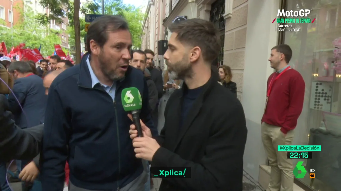 XPLICA Óscar Puente, a José Yélamo: "No me cabe en la cabeza otra cosa que no sea que Pedro Sánchez sigue adelante" XPLICA Óscar Puente, a José Yélamo: "No me cabe en la cabeza otra cosa que no sea que Pedro Sánchez sigue adelante"