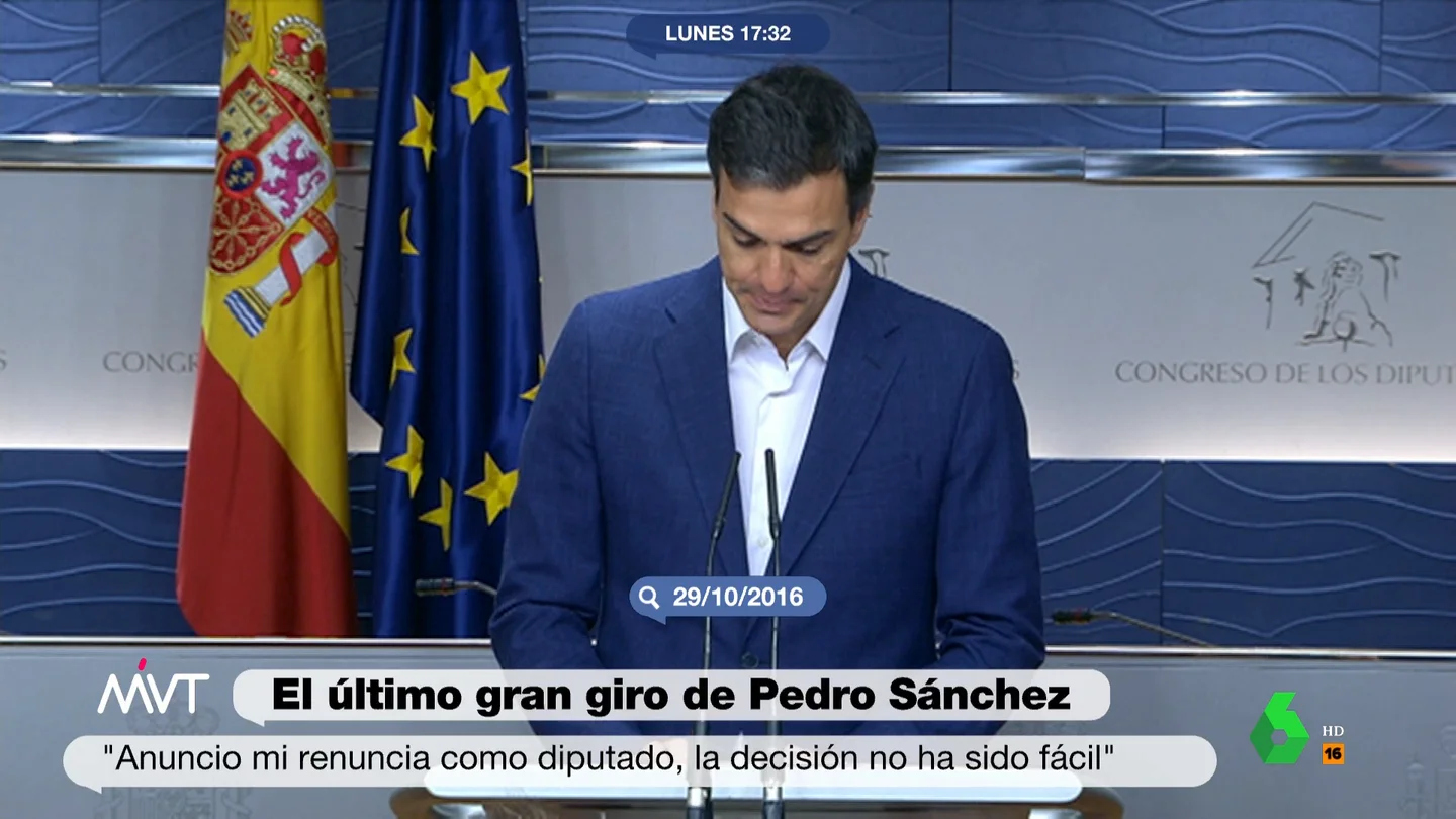 MVT Todos los grandes giros de Pedro Sánchez: de su gira en coche a sus cinco días de reflexión MVT Todos los grandes giros de Pedro Sánchez: de su gira en coche a sus cinco días de reflexión