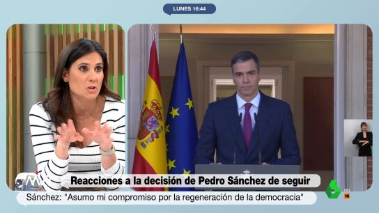 MVT &iquest;Qu&eacute; viene tras la decisi&oacute;n de S&aacute;nchez? El an&aacute;lisis de Mar&iacute;a Llapart: "Va a haber presi&oacute;n para que reforme la ley de elecci&oacute;n del CGPJ"