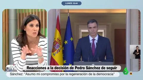 MVT ¿Qué viene tras la decisión de Sánchez? El análisis de María Llapart: "Va a haber presión para que reforme la ley de elección del CGPJ"