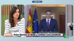 María Llapart desvela el mensaje de los socios de Pedro Sánchez: &quot;Le van a apretar&quot;