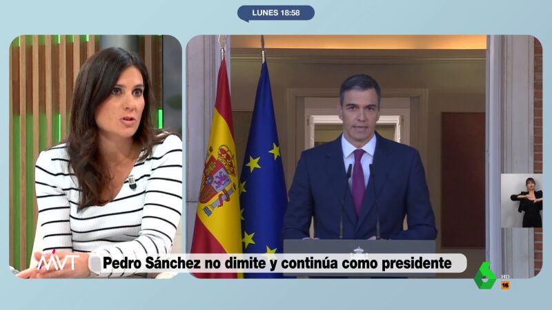 María Llapart desvela el mensaje de los socios de Pedro Sánchez: "Le van a apretar"
