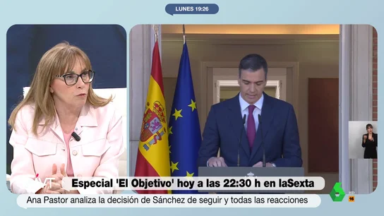 Angélica Rubio descarta la "estrategia" en la decisión de Pedro Sánchez "¿Vamos a conocer la intrahistoria de lo que ha ocurrido estos cinco días con Pedro Sánchez, o habrá que esperar al segundo tomo de 'Manual de resistencia', 'The Revenge'", se pregunta Iñaki López. La respuesta de Angélica Rubio, en este vídeo.