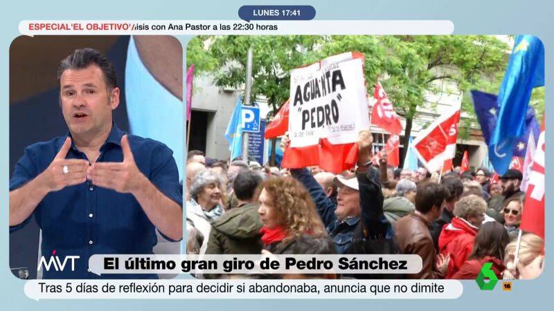 Iñaki López, ante la decisión de Pedro Sánchez: "No es normal que se le pasen recortes de prensa a un juez y él tenga que dilucidar si las noticias son falsas o verdaderas"