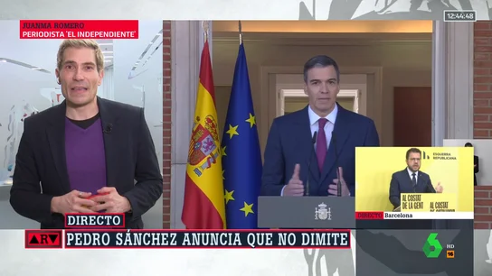 uanma Romero revela el "alivio" del PSOE: "Pedro Sánchez ha vuelto a hacer de Pedro Sánchez y ha sorprendido" uanma Romero revela el "alivio" del PSOE: "Pedro Sánchez ha vuelto a hacer de Pedro Sánchez y ha sorprendido"