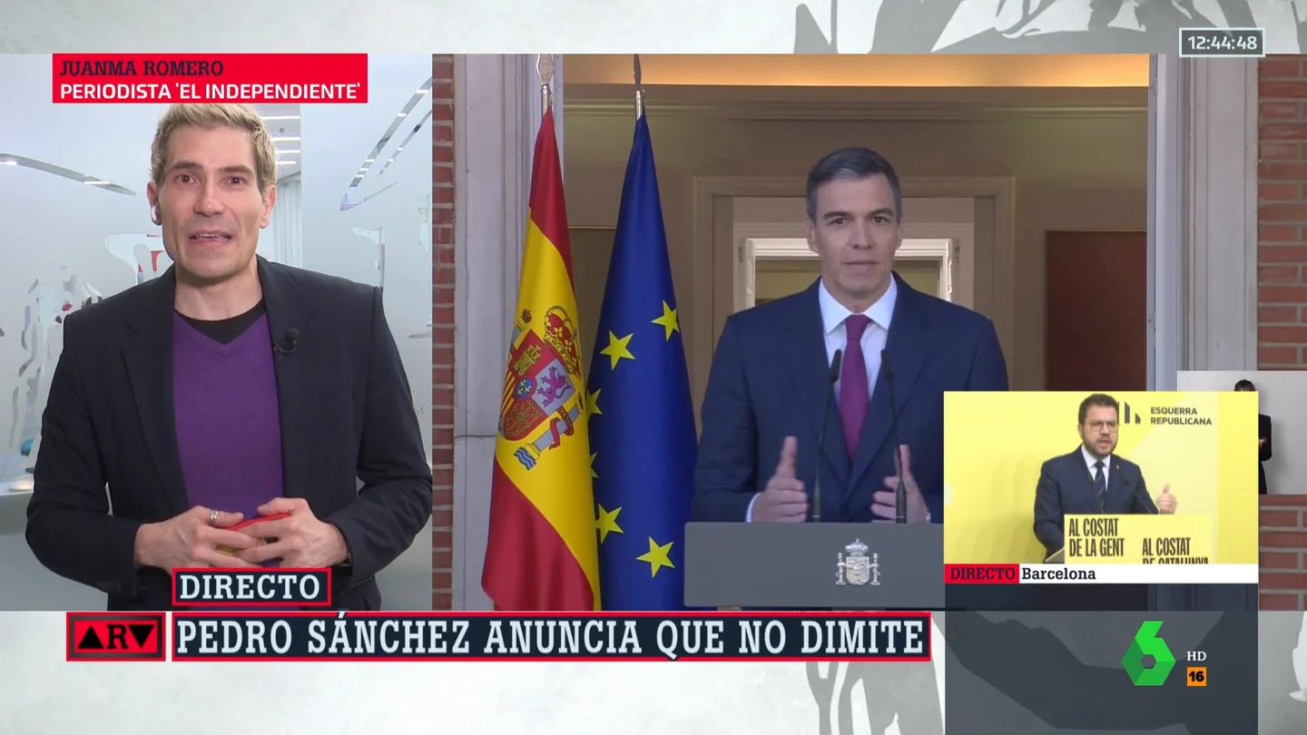 uanma Romero revela el "alivio" del PSOE: "Pedro Sánchez ha vuelto a hacer de Pedro Sánchez y ha sorprendido" uanma Romero revela el "alivio" del PSOE: "Pedro Sánchez ha vuelto a hacer de Pedro Sánchez y ha sorprendido"
