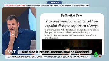 Iñaki López, tras la decisión de Pedro Sánchez: "Los gobiernos populistas de derecha han dado más problemas que cinco días libres"