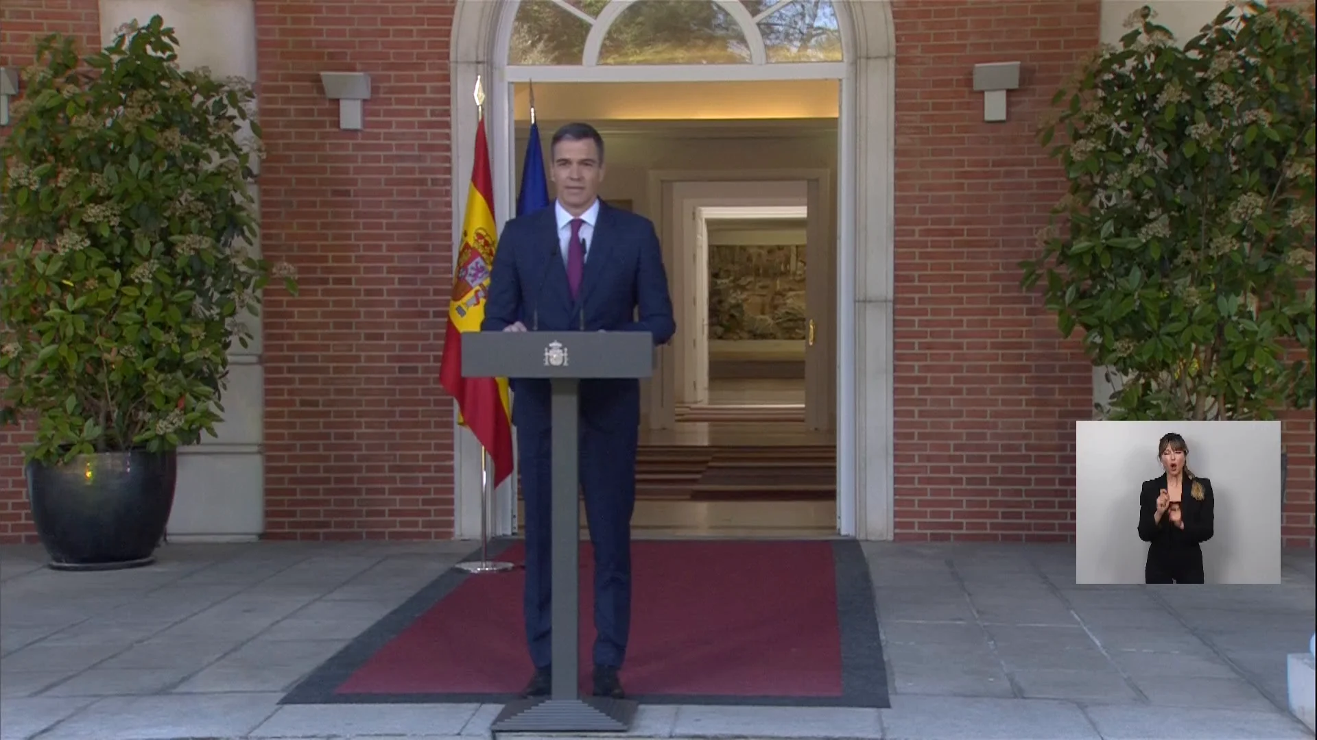 El presidente del Gobierno, Pedro Sánchez. 