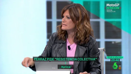 XPLICA Pilar Gómez, sobre Sánchez: "Tienes derecho a colapsar, pero no hay que hacer de él un mártir; a Feijóo se le llamó narcotraficante" XPLICA Pilar Gómez, sobre Sánchez: "Tienes derecho a colapsar, pero no hay que hacer de él un mártir; a Feijóo se le llamó narcotraficante"
