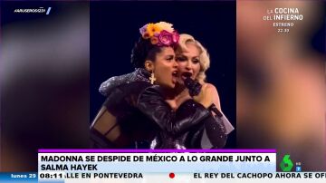 La inesperada reacción de Alfonso Arús al ver a Madonna y Salma Hayek en pleno concierto: "¿No es Nebulossa?"