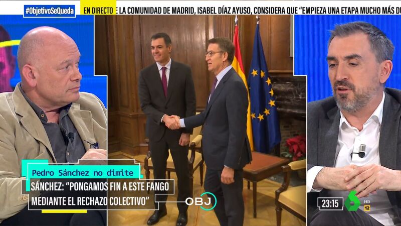 OBJETIVO - Ignacio Escolar: "He escuchado a Ayuso decir que Pedro Sánchez es un tirano que encarcelará a la oposición, es terrible"