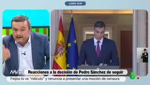 MVT Chema Crespo, sobre la reacción de PP y Vox al anuncio de Pedro Sánchez: &quot;Algo habrá hecho bien&quot;