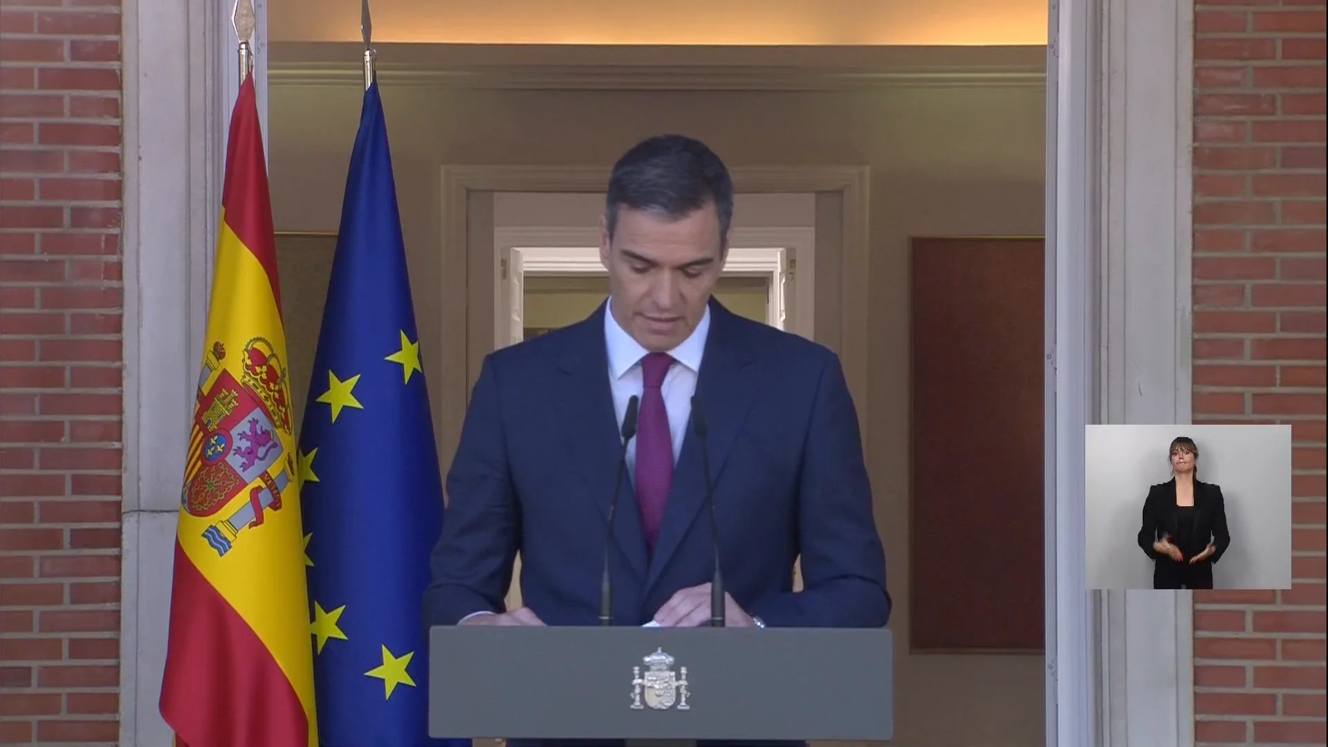 El presidente del Gobierno, Pedro Sánchez. 