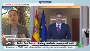 Juan Lobato defiende el diálogo con el PP tras la decisión de Sánchez