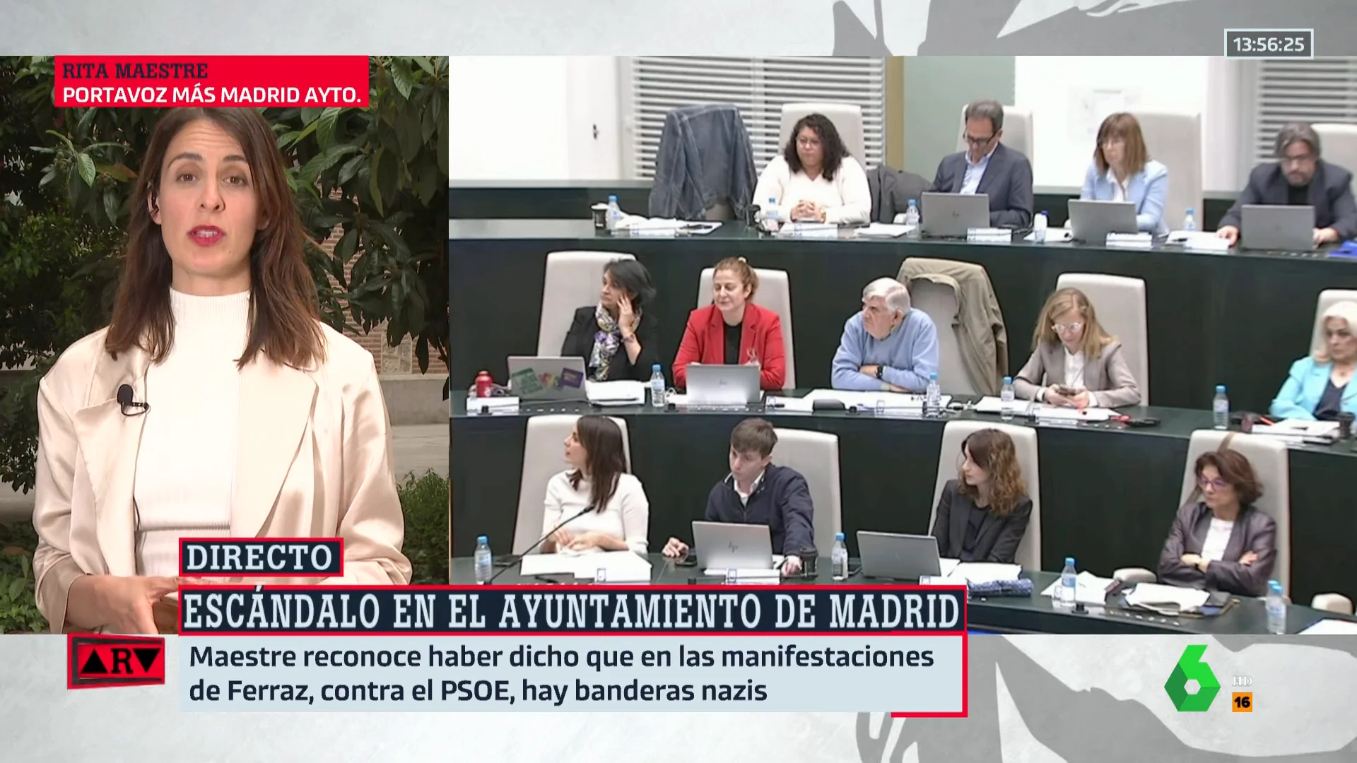 ARV- Rita Maestre denuncia diferencia de trato en el pleno del Ayuntamiento de Madrid: "Todo vale para el PP"