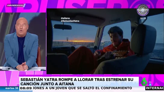 Sebastián Yatra rompe a llorar tras lanzar 'Akureyri' y dedica estas bonitas palabras a Aitana: "Ha sido un viaje increíble" Sebastián Yatra rompe a llorar tras lanzar 'Akureyri' y dedica estas bonitas palabras a Aitana: "Ha sido un viaje increíble"