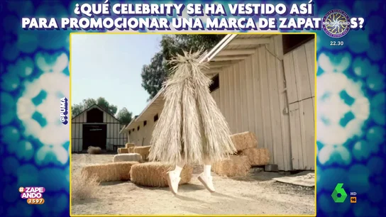¿Qué celebrity se ha cubierto de paja para promocionar unas zapatillas? ¿Qué celebrity se ha cubierto de paja para promocionar unas zapatillas?