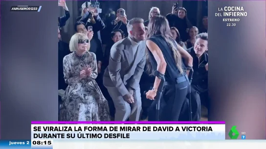 La romántica mirada viral de David Beckham a Victoria Beckham en su 49 cumpleaños: "La mira embelesado" La romántica mirada viral de David Beckham a Victoria Beckham en su 49 cumpleaños: "La mira embelesado"