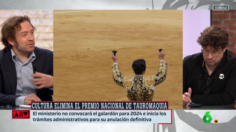 "De repente le puede hacer un favor a los toros": Daniel Gascón, sobre la decisión de Cultura de quitar el Premio Nacional de Tauromaquia