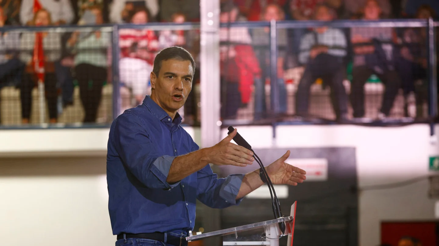Pedro Sánchez en un acto del PSOE en Sant Boi (Barcelona) Pedro Sánchez en un acto del PSOE en Sant Boi (Barcelona)