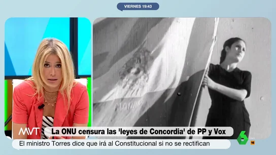 Afra Blanco en Más Vale Tarde Afra Blanco en Más Vale Tarde