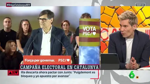  Juanma Romero revela qué hará Illa tras las elecciones en Cataluña si es la lista más votada: "La opción preferida por él es que..."