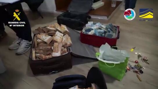Una operaci&oacute;n contra el narcotr&aacute;fico en Galicia deja m&aacute;s de 20 detenidos e incautan tres millones de euros en efectivo
