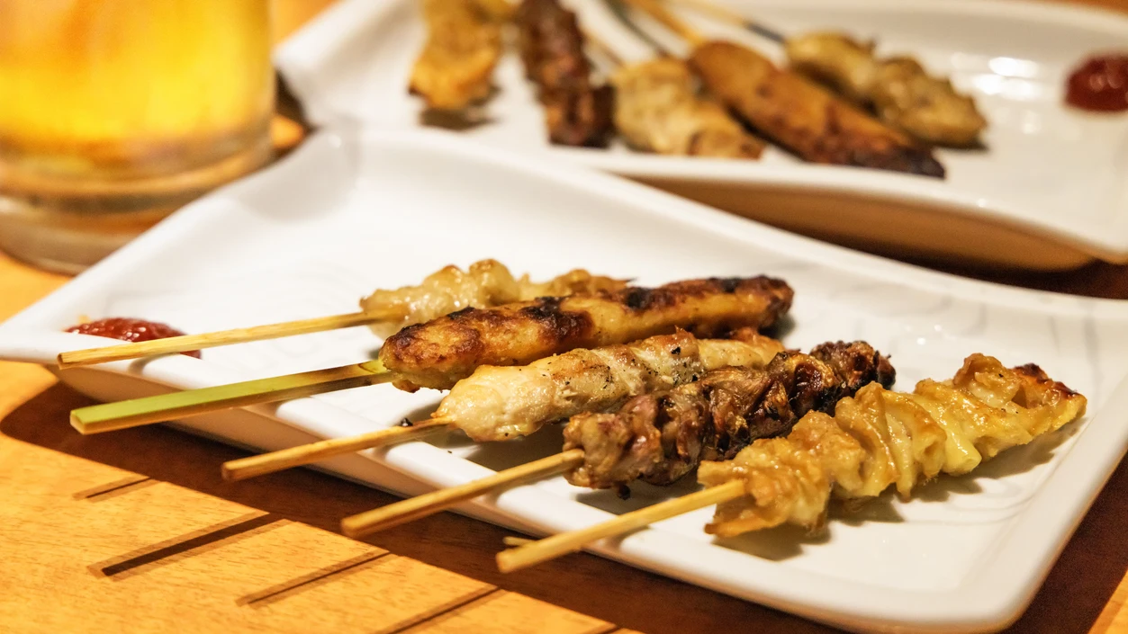 Cerveza con pinchos morunos Cerveza con pinchos morunos