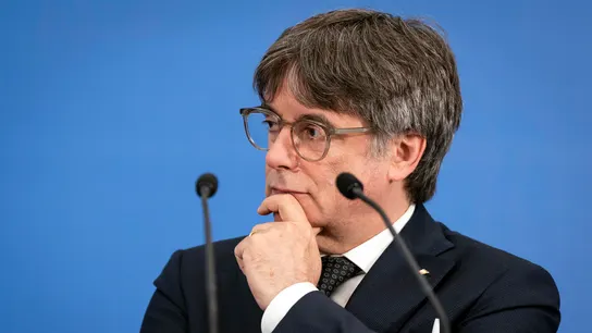 El expresident de la Generalitar y candidato de Junts el 12M, Cales Puigdemont El expresident de la Generalitar y candidato de Junts el 12M, Cales Puigdemont