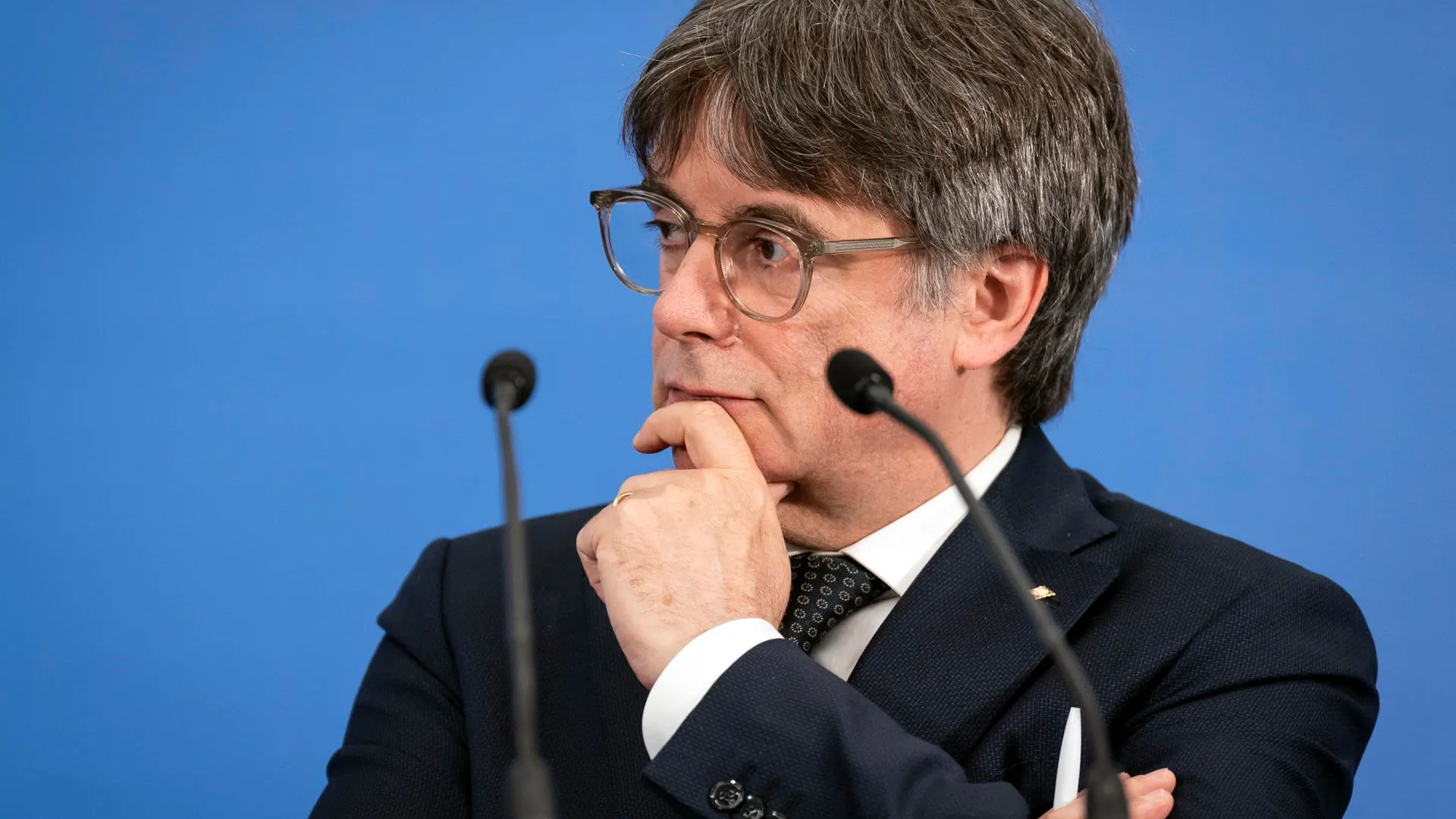 El expresident de la Generalitar y candidato de Junts el 12M, Cales Puigdemont