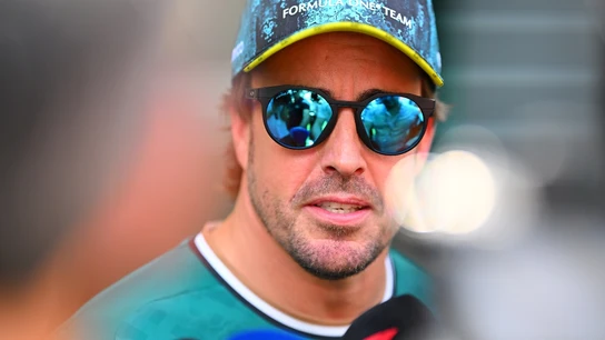 Fernando Alonso, ante los medios Fernando Alonso, ante los medios