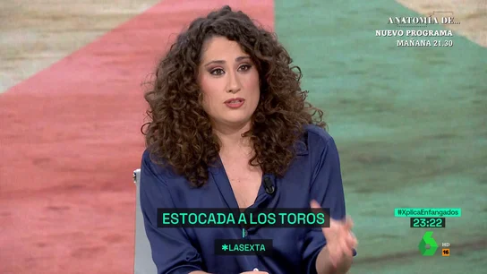Enma López se pronuncia sobre los toros Enma López se pronuncia sobre los toros