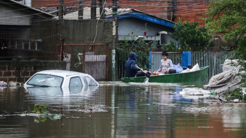Inundación en Porto Alegre (Brasil)