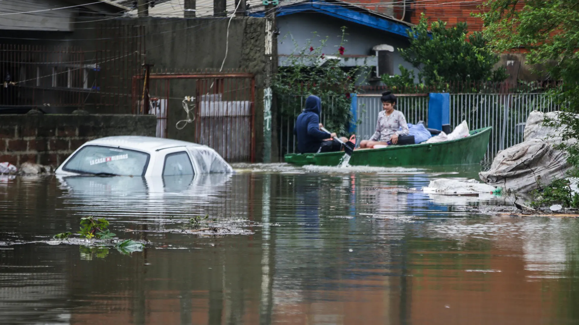 Inundación en Porto Alegre (Brasil)